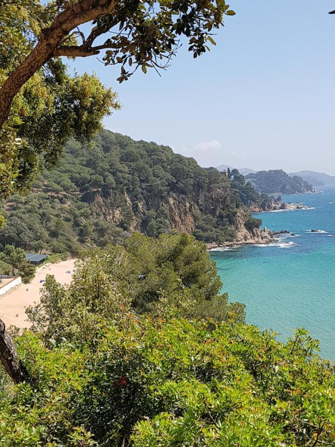Ferienwohnung Apartamento En La Torre De S'Abanell Blanes Exterior foto
